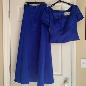 Two piece formal dress